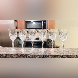 Waterford Crystal Wine Glasses- Set of 6